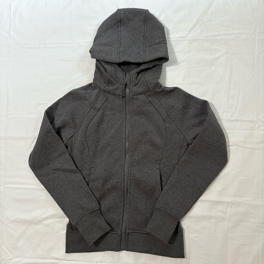 Lululemon Gray Scuba Full Zip Hoodie